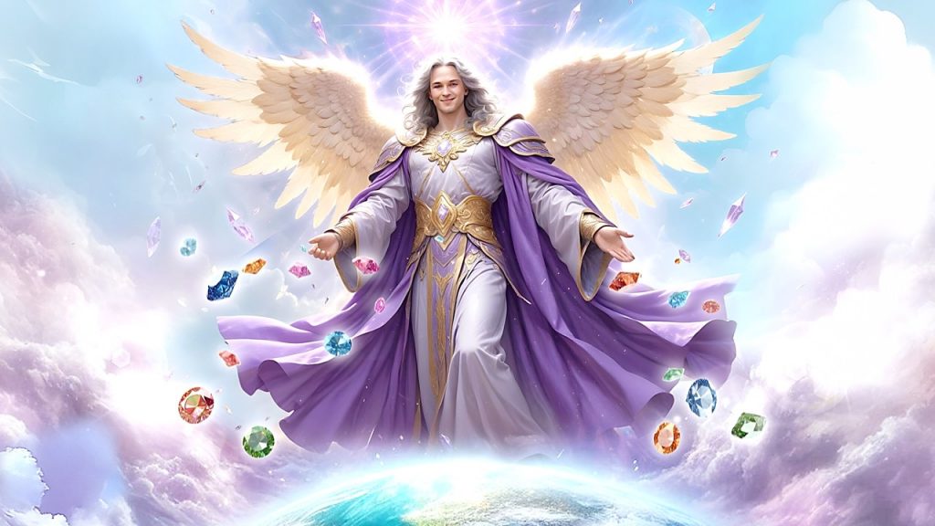 Erzengel Metatron des Kristallklaren Farbstrahls