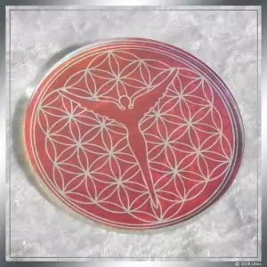 Aurahealing-Designglas - Litios-Lichtkristalle