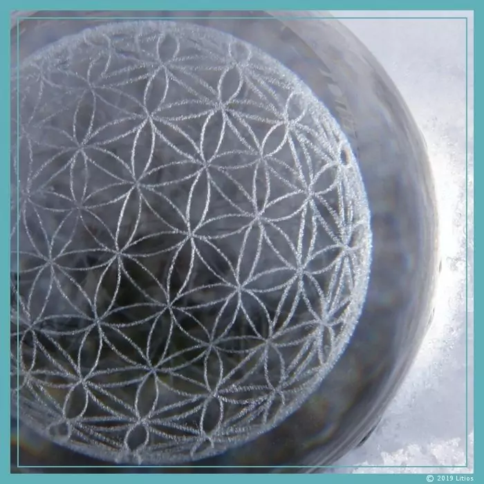 Blume des Lebens Litios Lichtdiamant